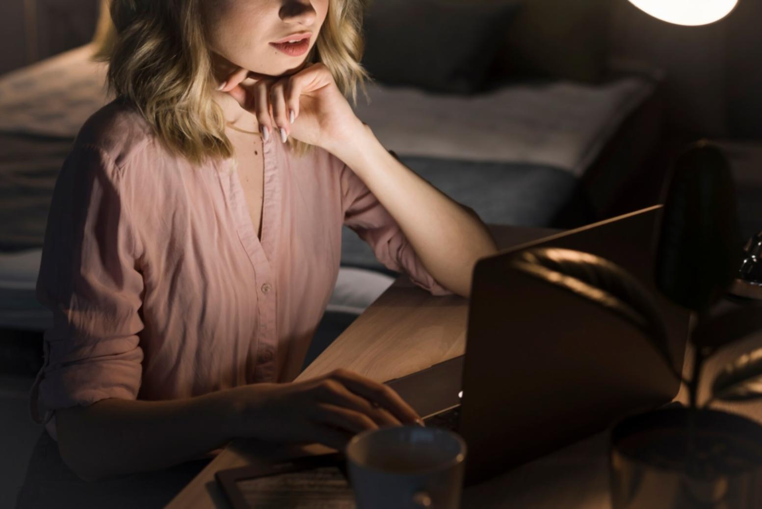 Business professionals reviewing financial data and metrics